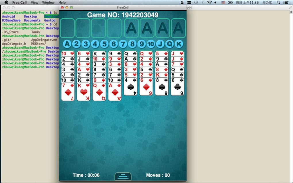 FreeCell - Card Game para Mac - Download